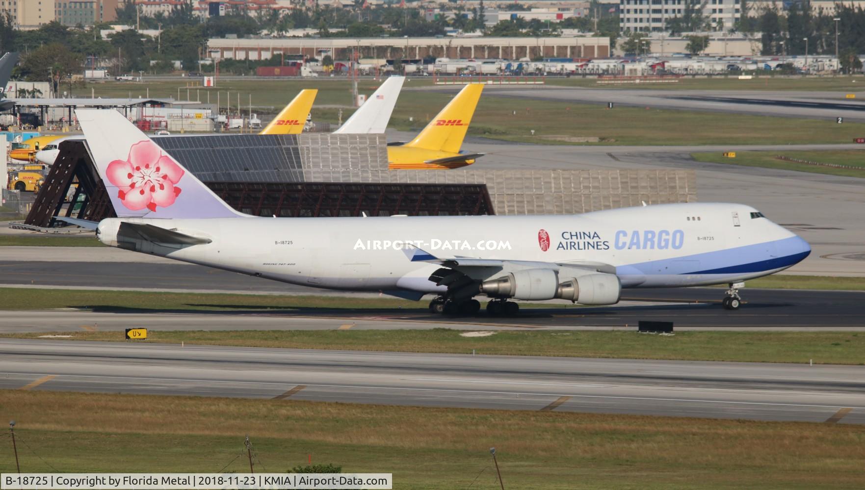 B-18725, 2007 Boeing 747-409F/SCD C/N 30771, MIA spotting
