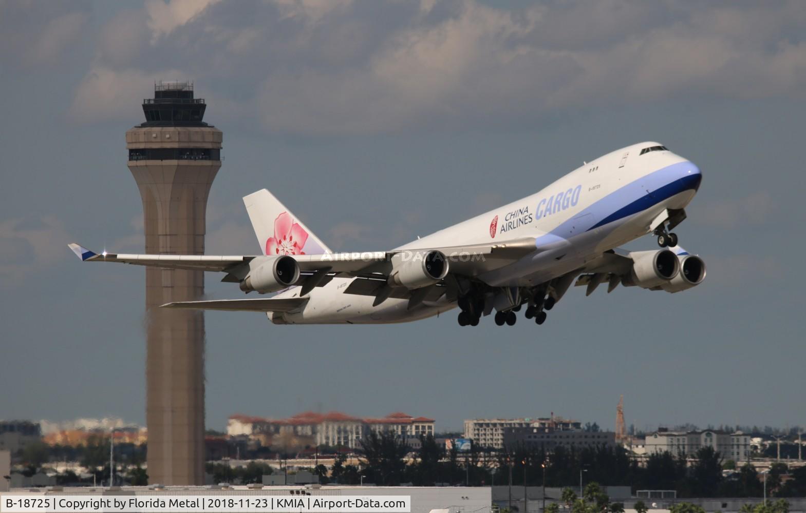 B-18725, 2007 Boeing 747-409F/SCD C/N 30771, MIA spotting