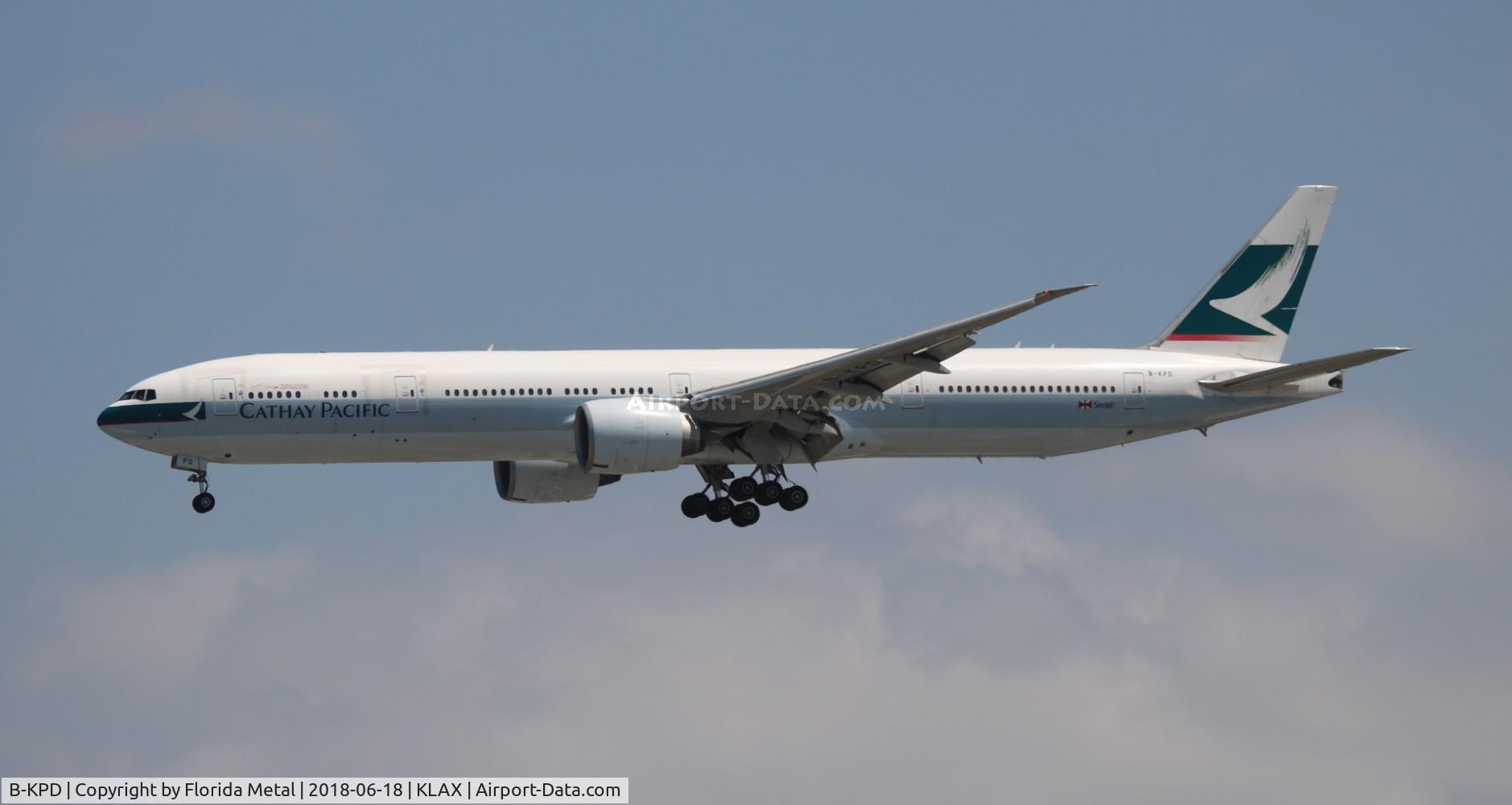 B-KPD, 2007 Boeing 777-367/ER C/N 36155, LAX spotting