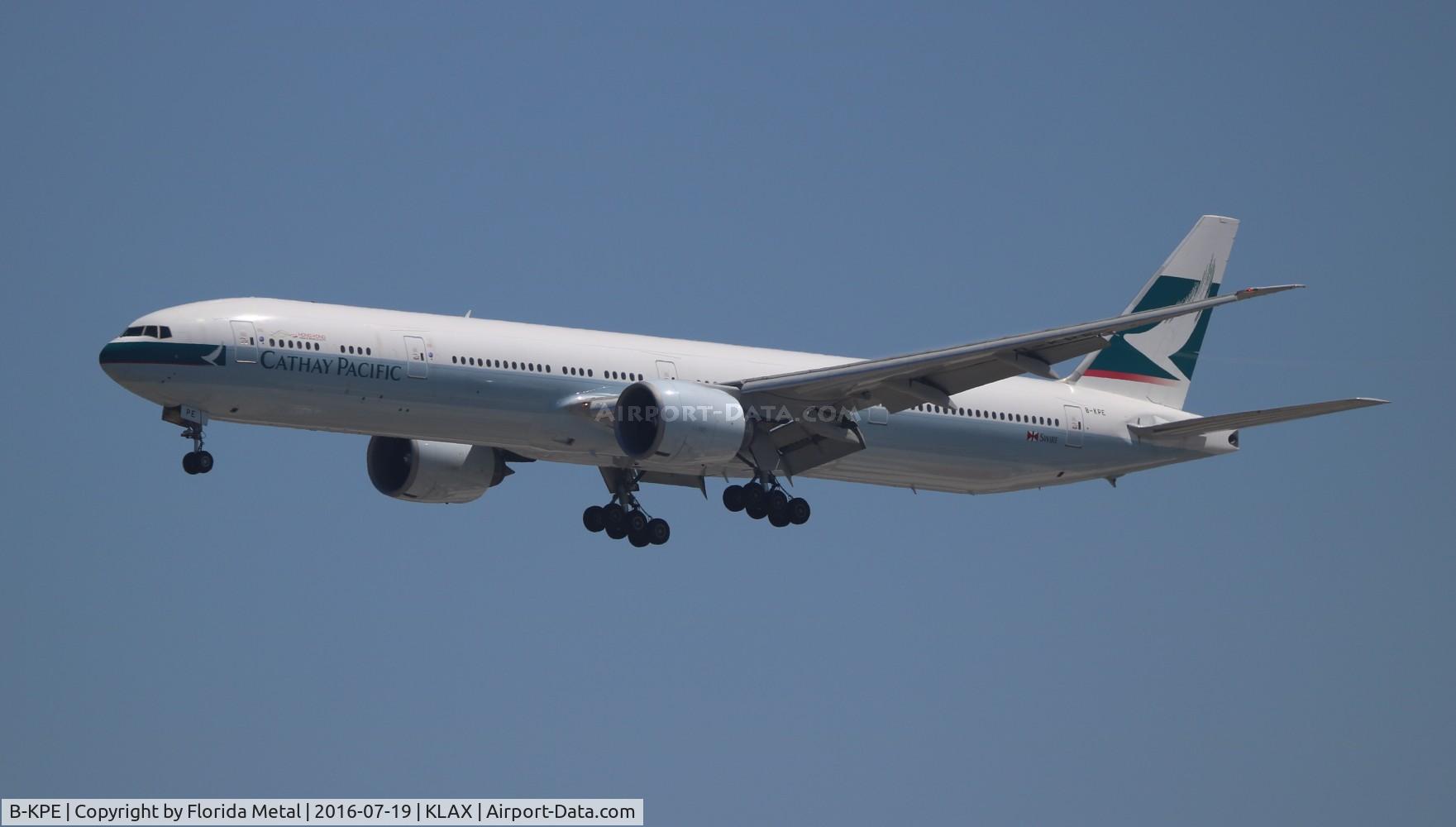 B-KPE, 2007 Boeing 777-367/ER C/N 36156, LAX spotting