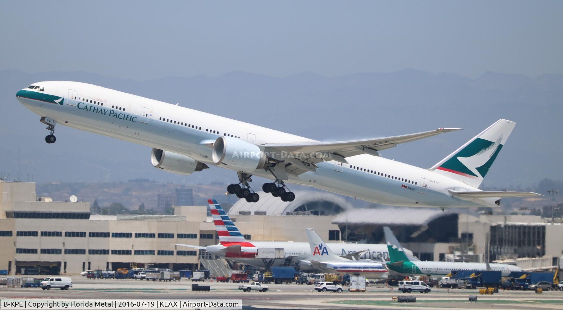 B-KPE, 2007 Boeing 777-367/ER C/N 36156, LAX spotting