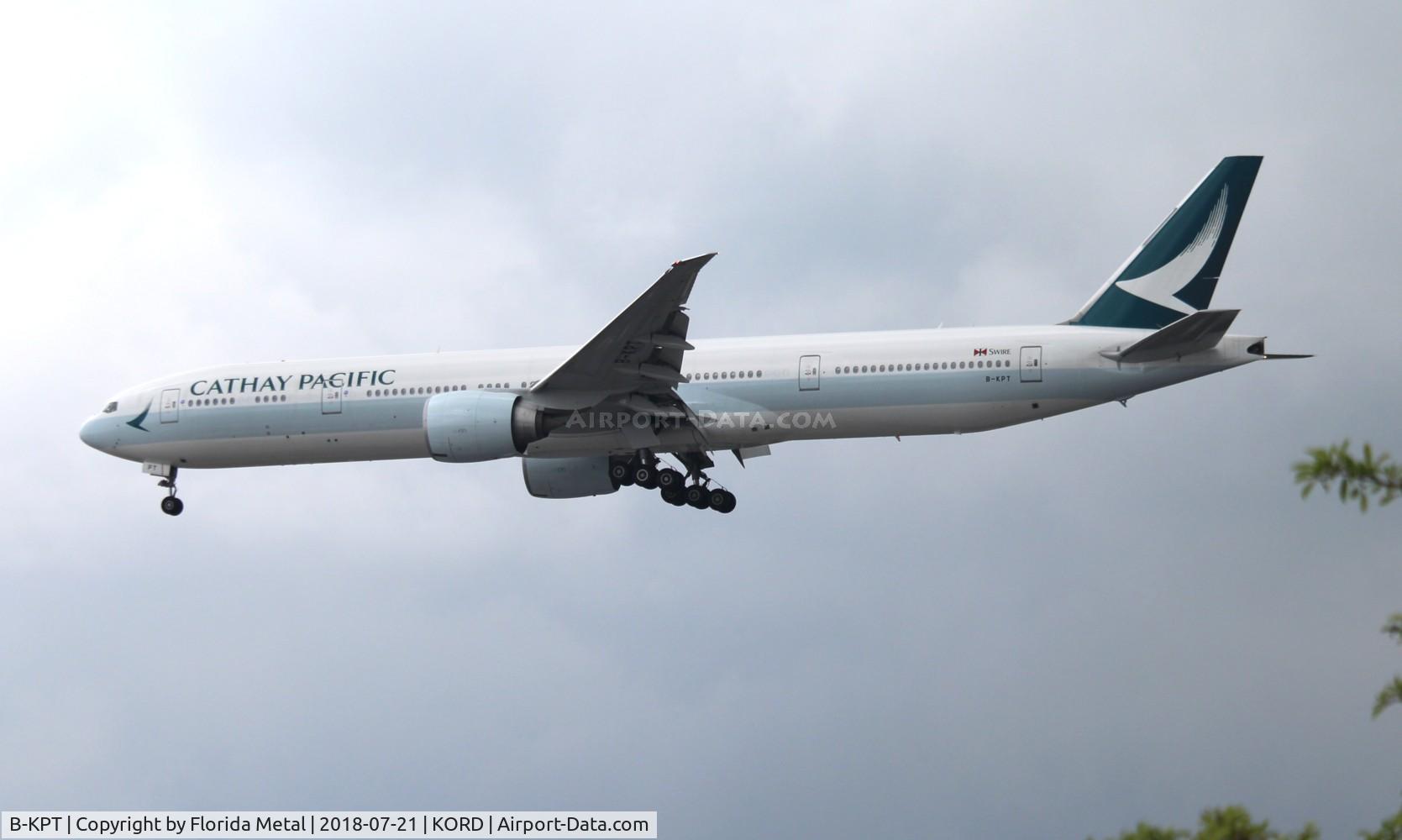 B-KPT, 2011 Boeing 777-367/ER C/N 37896, ORD Spotting