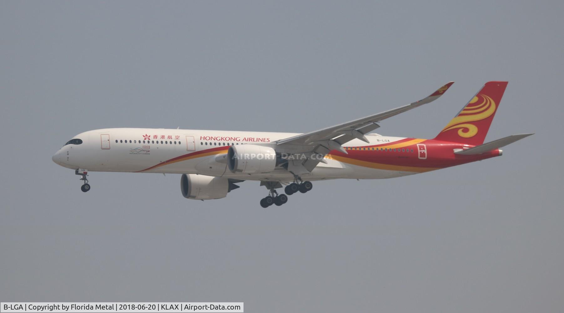 B-LGA, 2017 Airbus A350-941 C/N 124, LAX spotting