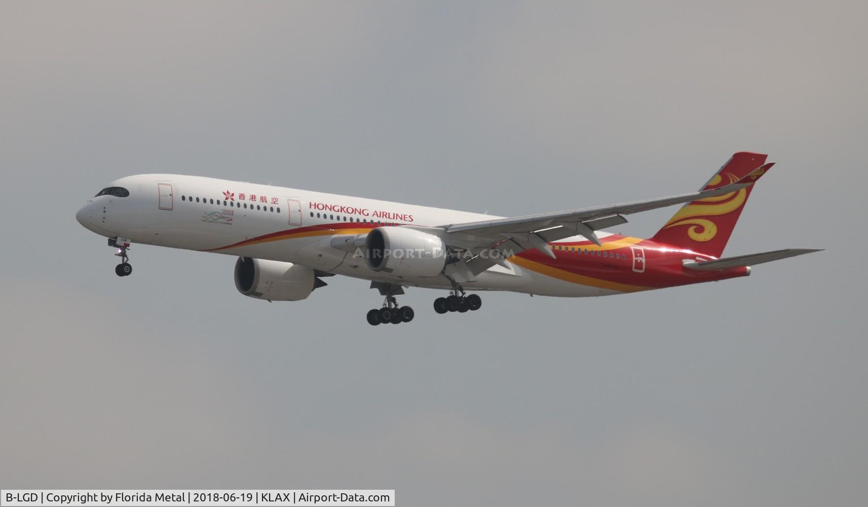B-LGD, 2018 Airbus A350-941 C/N 187, LAX spotting