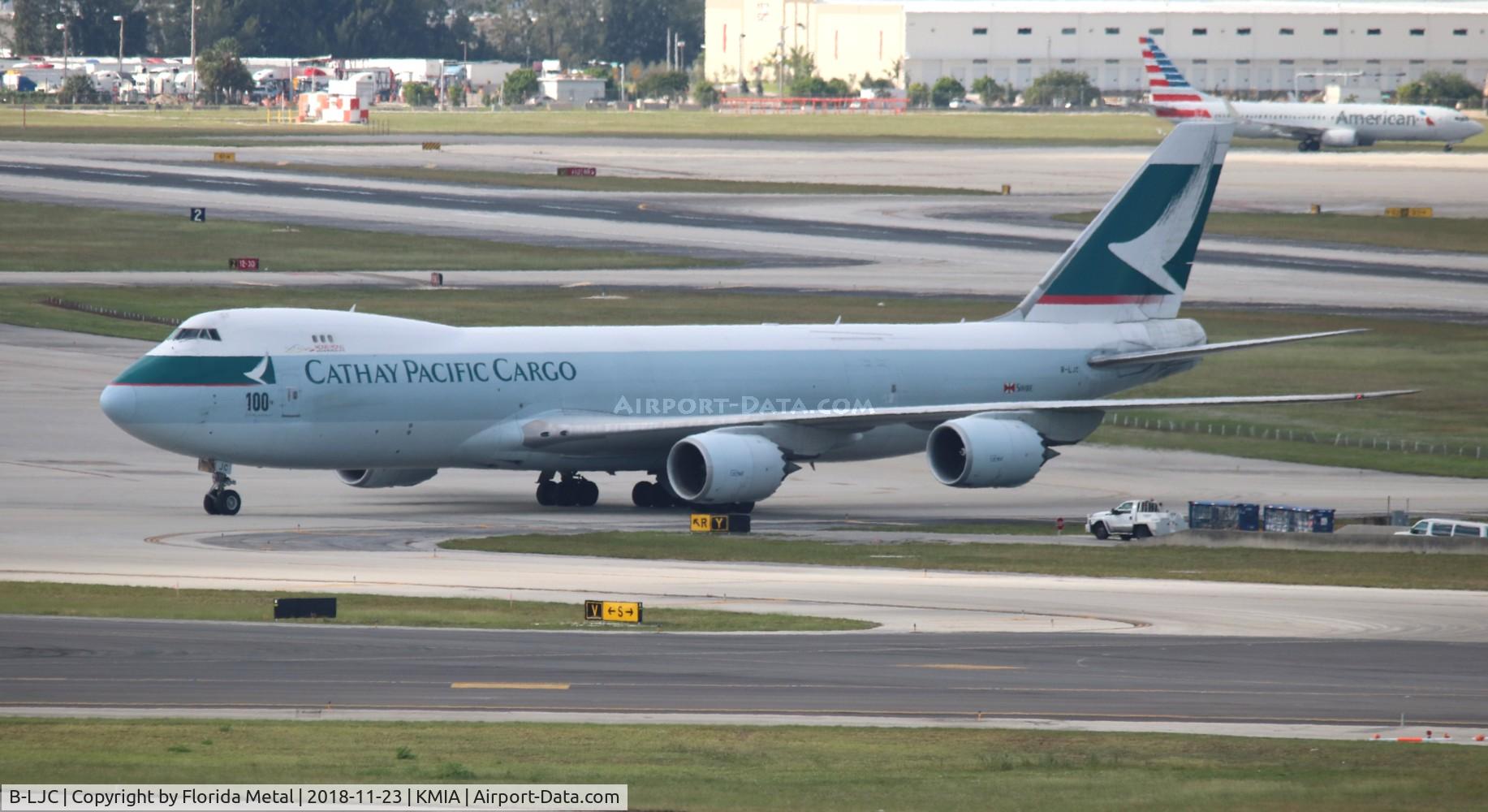 B-LJC, 2011 Boeing 747-867F/SCD C/N 39240, MIA spotting