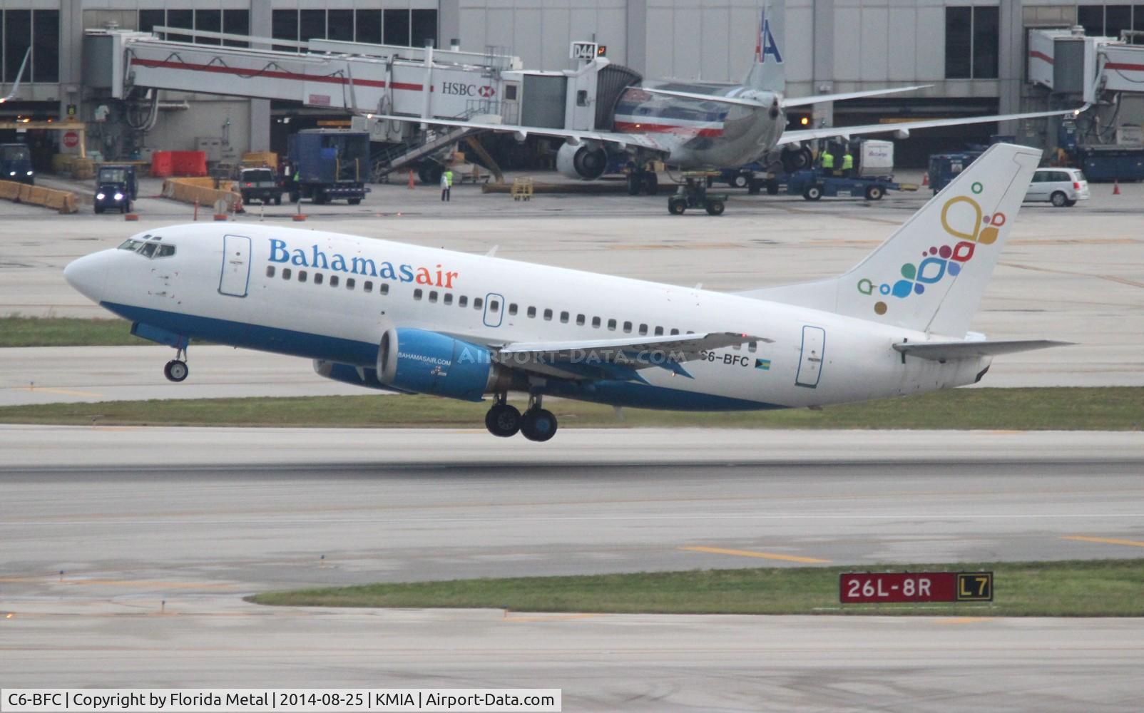 C6-BFC, 1997 Boeing 737-505 C/N 27631, MIA spotting