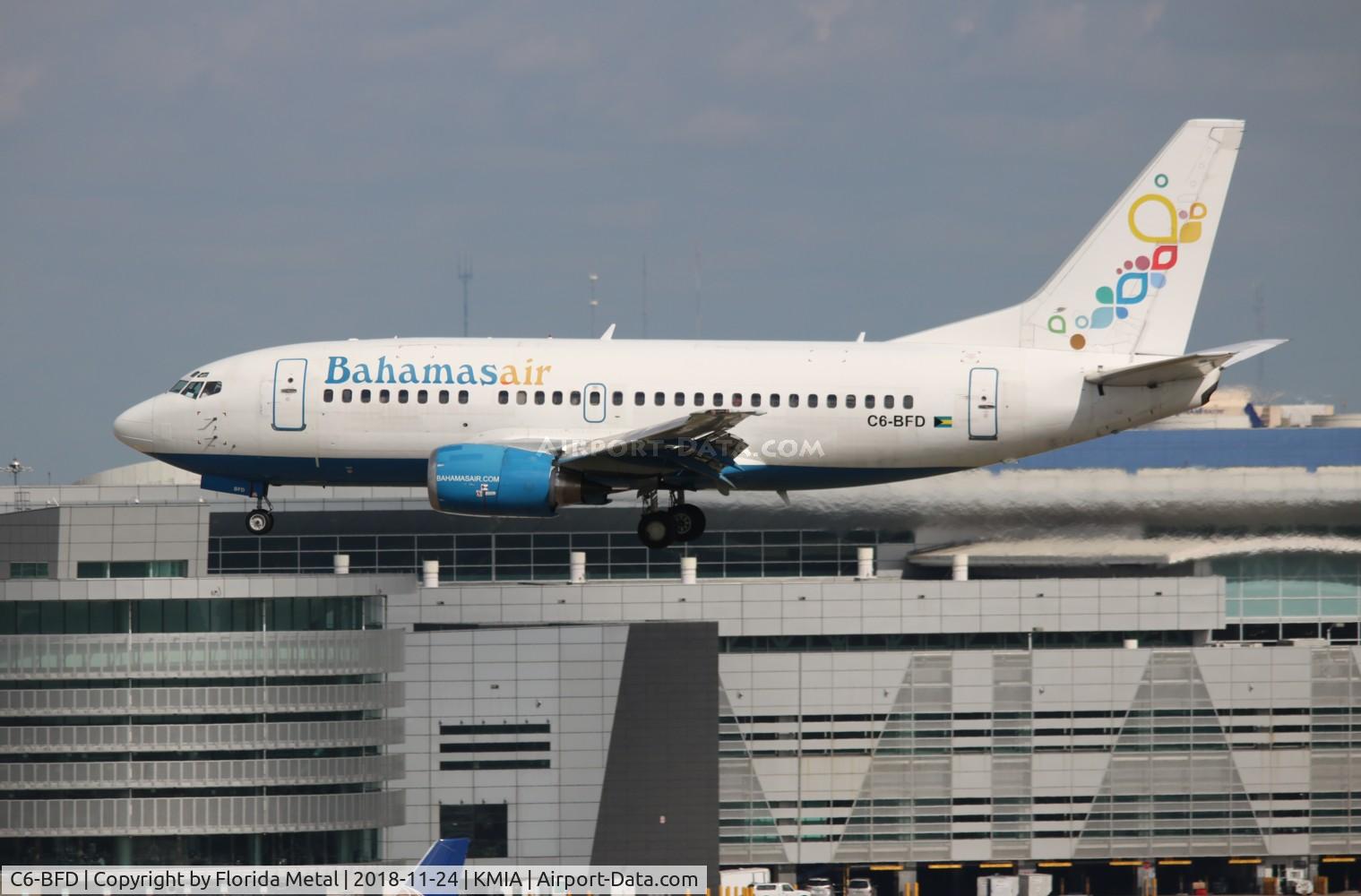 C6-BFD, 1993 Boeing 737-5H6 C/N 26448, MIA spotting
