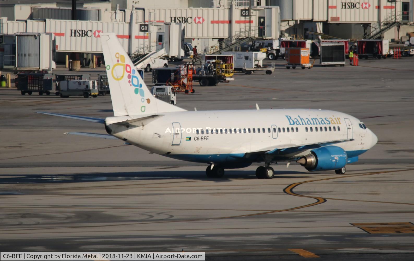 C6-BFE, 1993 Boeing 737-5H6 C/N 26450, MIA spotting