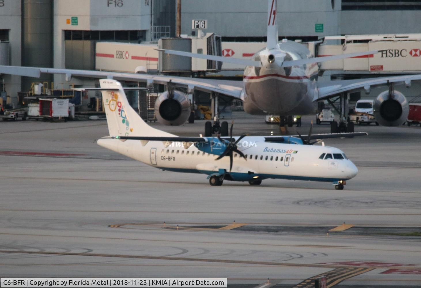 C6-BFR, 2016 ATR 72-600 (72-212A) C/N 1314, MIA spotting