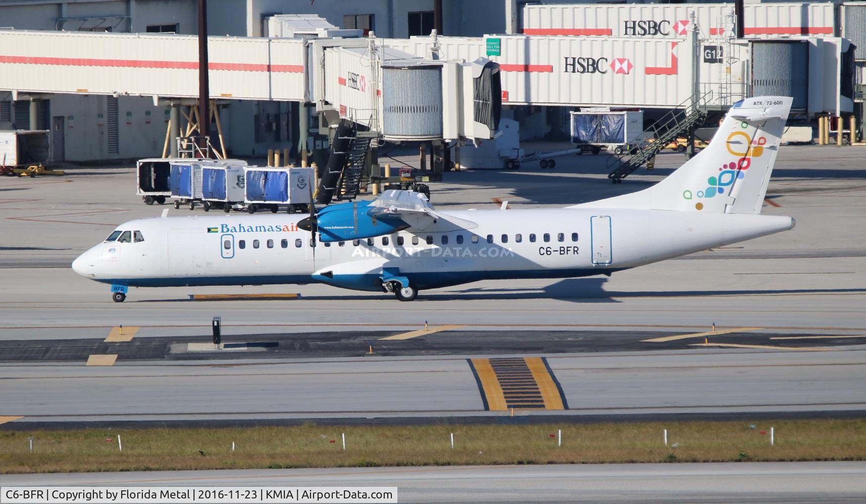 C6-BFR, 2016 ATR 72-600 (72-212A) C/N 1314, MIA spotting
