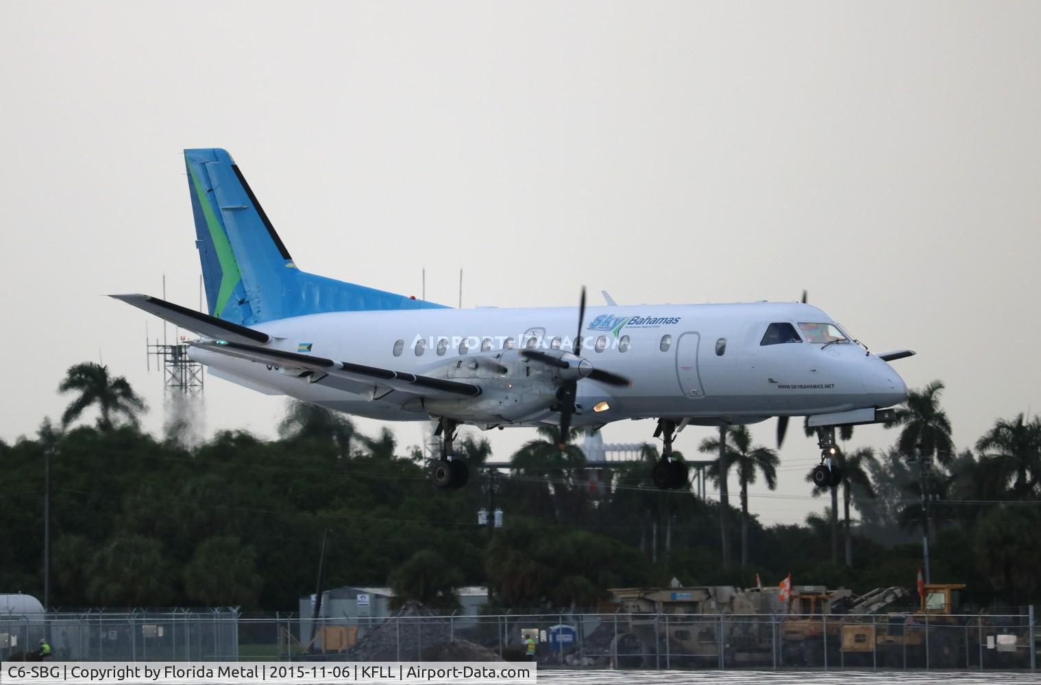 C6-SBG, 1988 Saab 340A C/N 340A-110, FLL spotting
