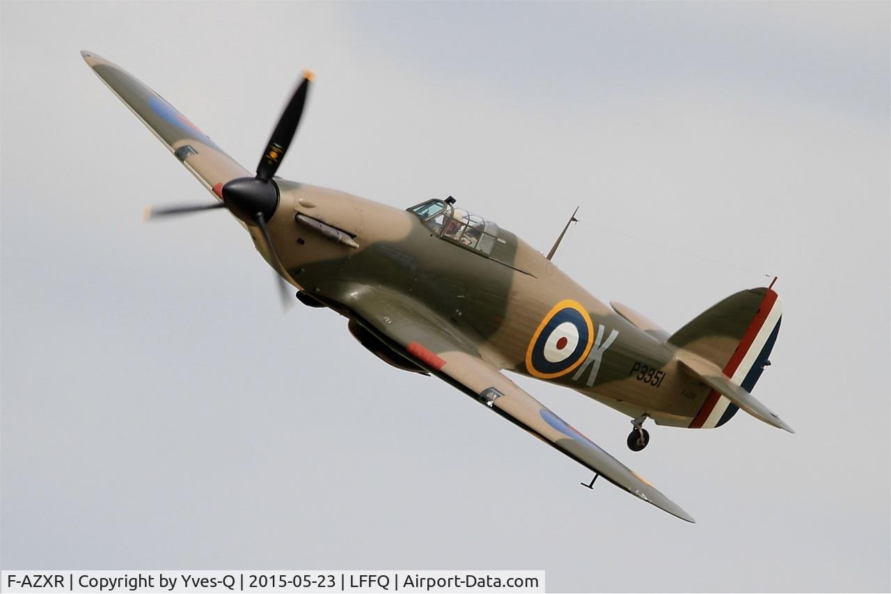 F-AZXR, Hawker Hurricane IIA C/N Not found ZK-TPK, Hawker Hurricane Mk.IIa, On display, La Ferté-Alais airfield (LFFQ) Airshow 2015