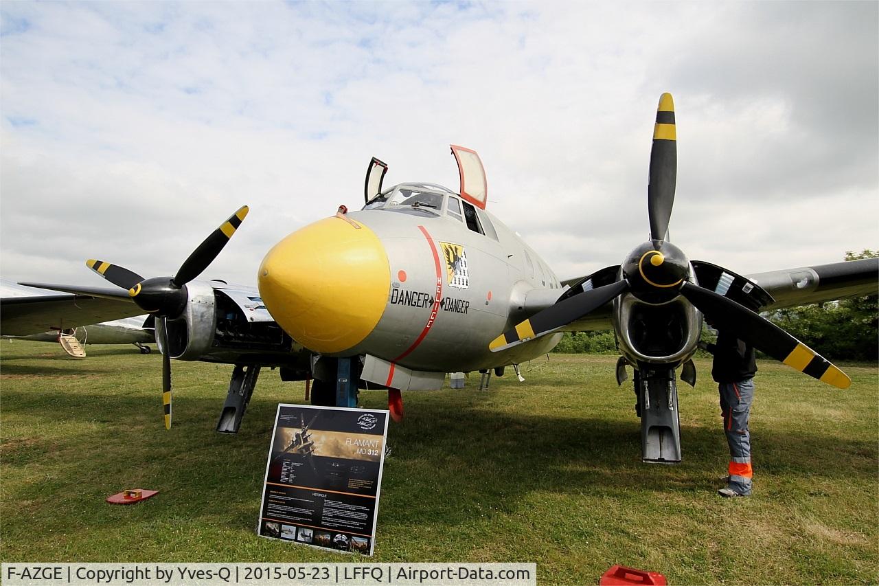 F-AZGE, 1951 Dassault MD-312 Flamant C/N 158, Dassault MD-312 Flamant, Static display, La Ferté-Alais airfield (LFFQ) Airshow 2015