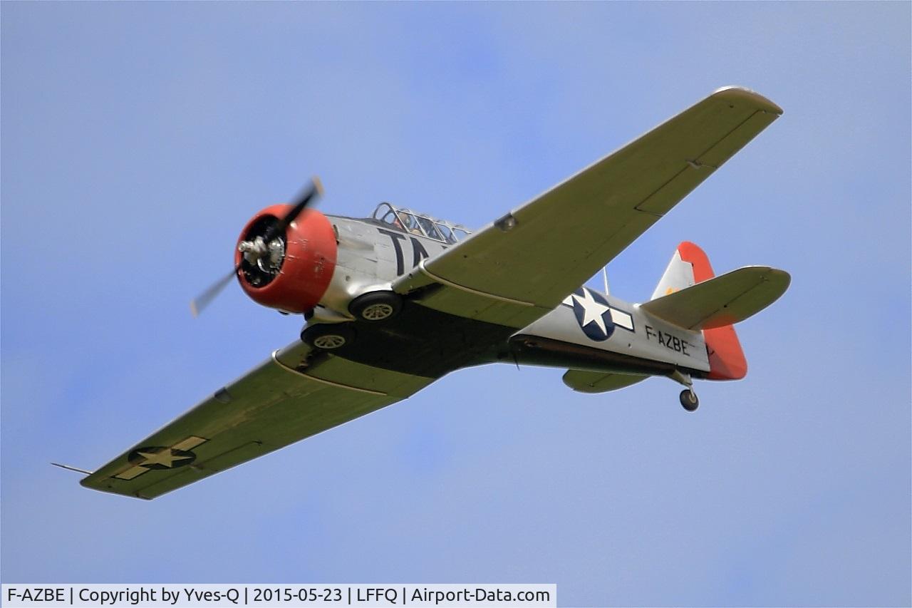 F-AZBE, North American AT-6C Harvard IIA C/N 88-12127, North American AT-6C Harvard IIA, On display, La Ferté-Alais airfield (LFFQ) Airshow 2015