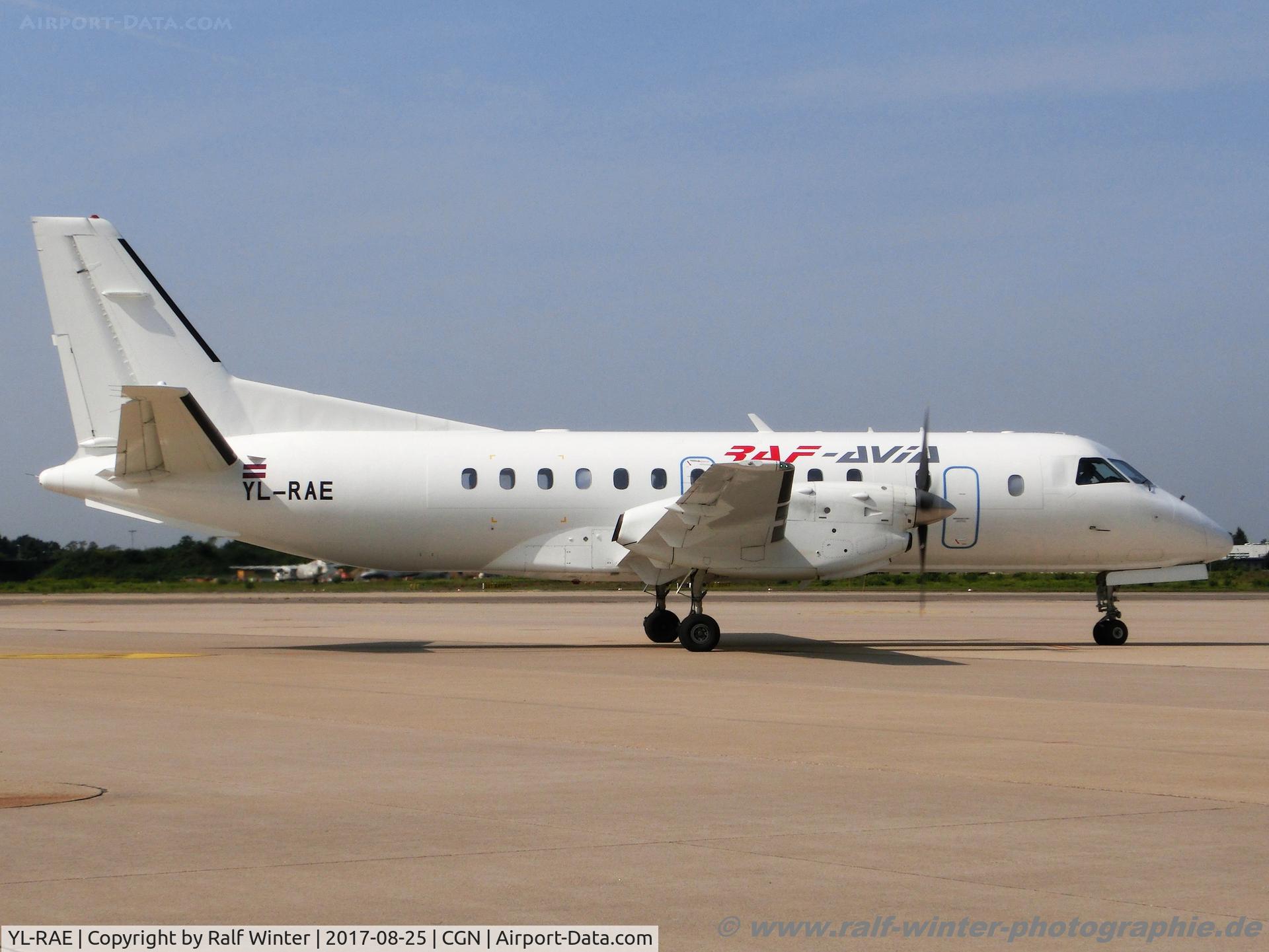 YL-RAE, 1991 Saab 340B C/N 340B-225, Saab Scania 340B - MTL RAF Avia - 340B-225 - YL-RAE - 25.08.2017 - CGN