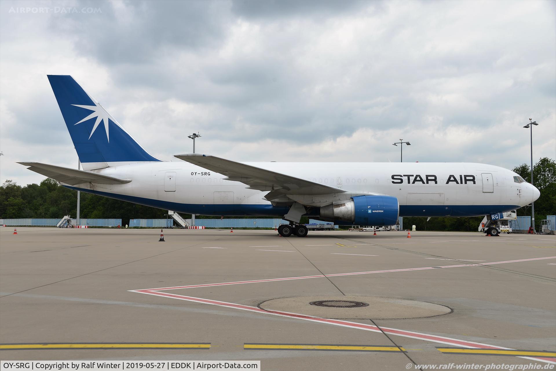 OY-SRG, 1986 Boeing 767-219 (ER) C/N 23328, Boeing 767-219ERBDSF - DQ SRR Star Air - 23328 - OY-SRG - 27.05.2019 - CGN