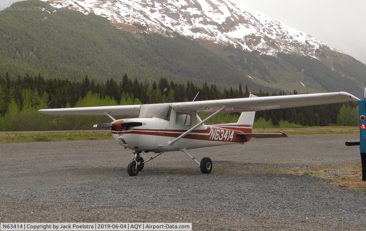 N63414, 1975 Cessna 150M C/N 15077296, Based at Girdwood AK