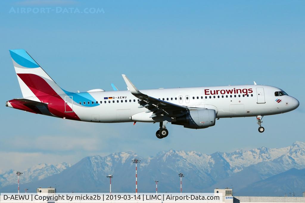 D-AEWU, 2017 Airbus A320-214 C/N 7513, Landing