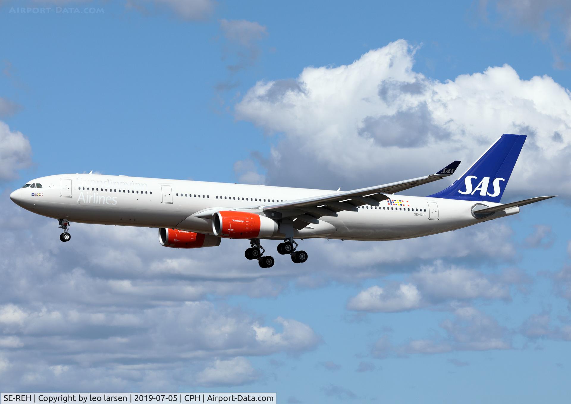 SE-REH, 2019 Airbus A330-343E C/N 1928, Copenhagen 5.7.2019 Delivery flight as SK 9150 from TLS.
