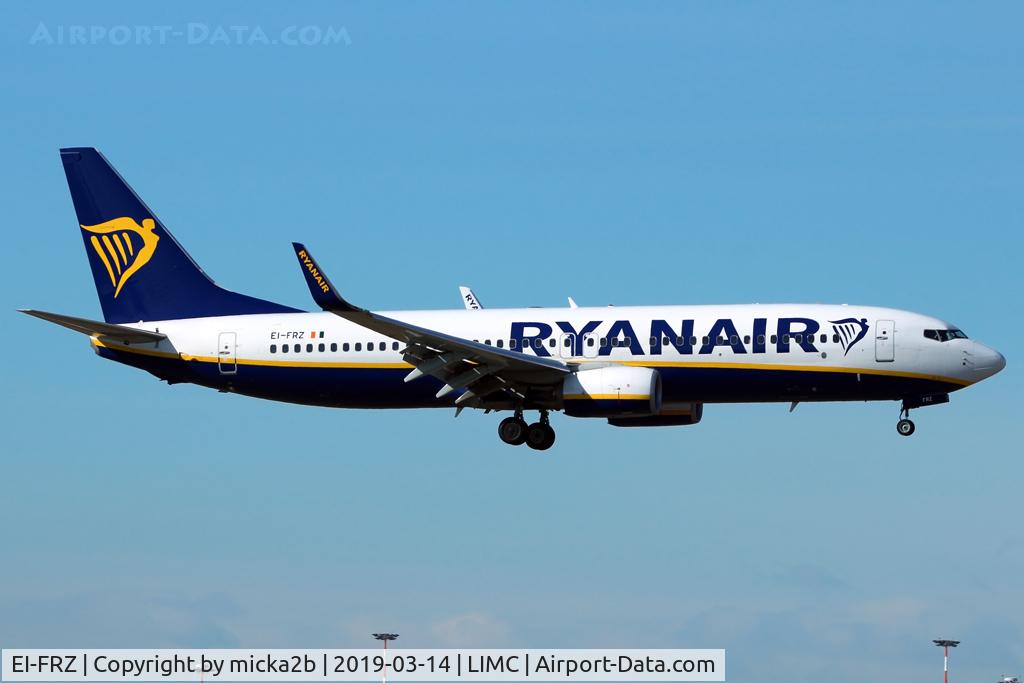 EI-FRZ, 2016 Boeing 737-8AS C/N 44749, Landing
