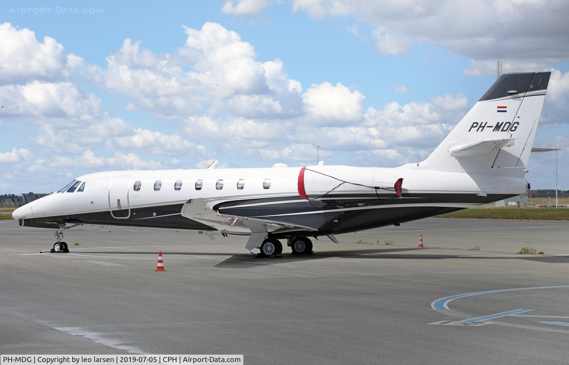 PH-MDG, 2016 Cessna 680 Citation Sovereign+ C/N 680-0561, Copenhagen 5.7.2019