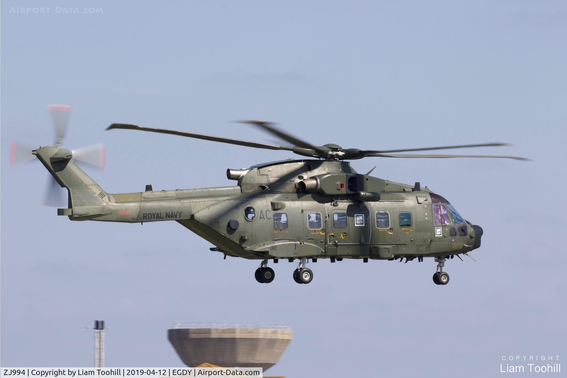 ZJ994, Westland Merlin HC.3A C/N 50121/512005/DEN05, ZJ994 at RNAS Yeovilton