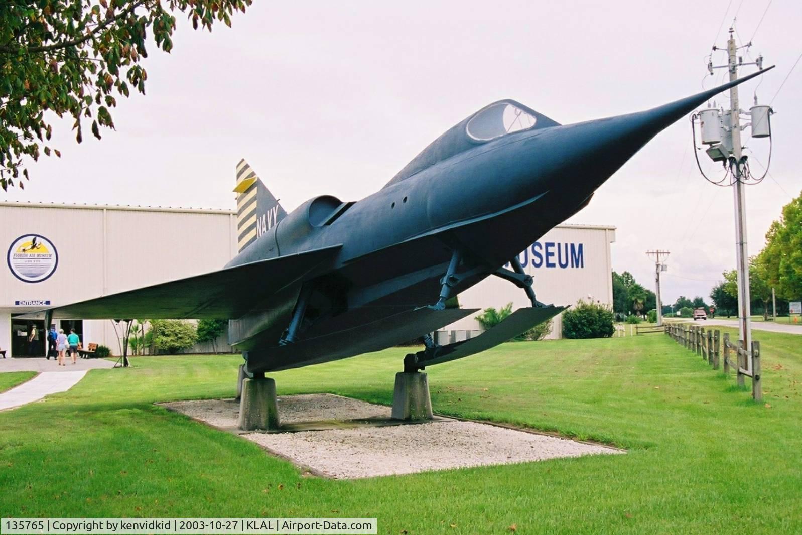 135765, 1953 Convair YF2Y-1 Sea Dart C/N Not found 135765, At Lakeland Museum.