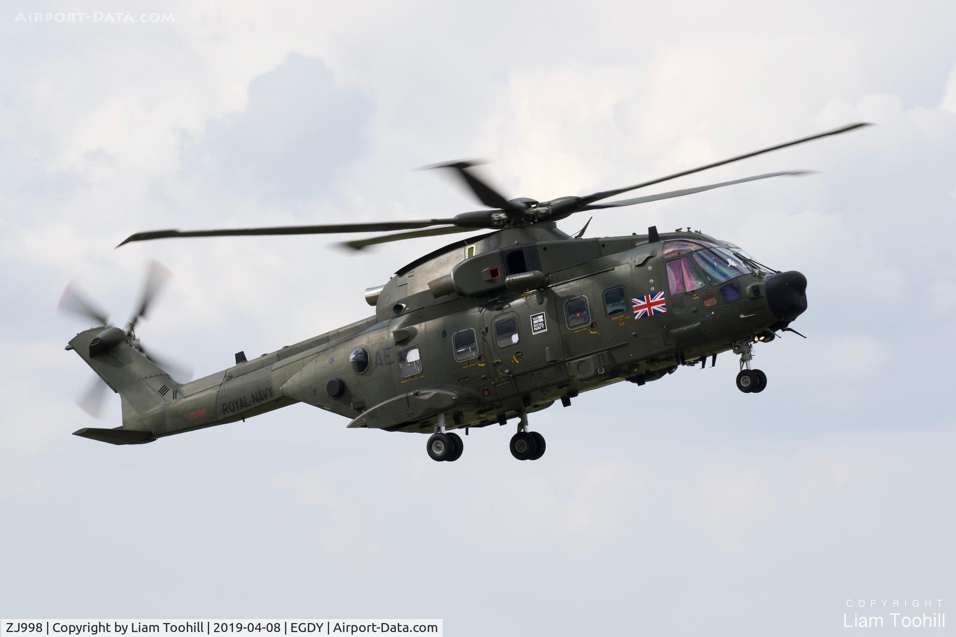 ZJ998, Westland Merlin HC.3A C/N 50148/512009/DEN09, ZJ998 at RNAS Yeovilton