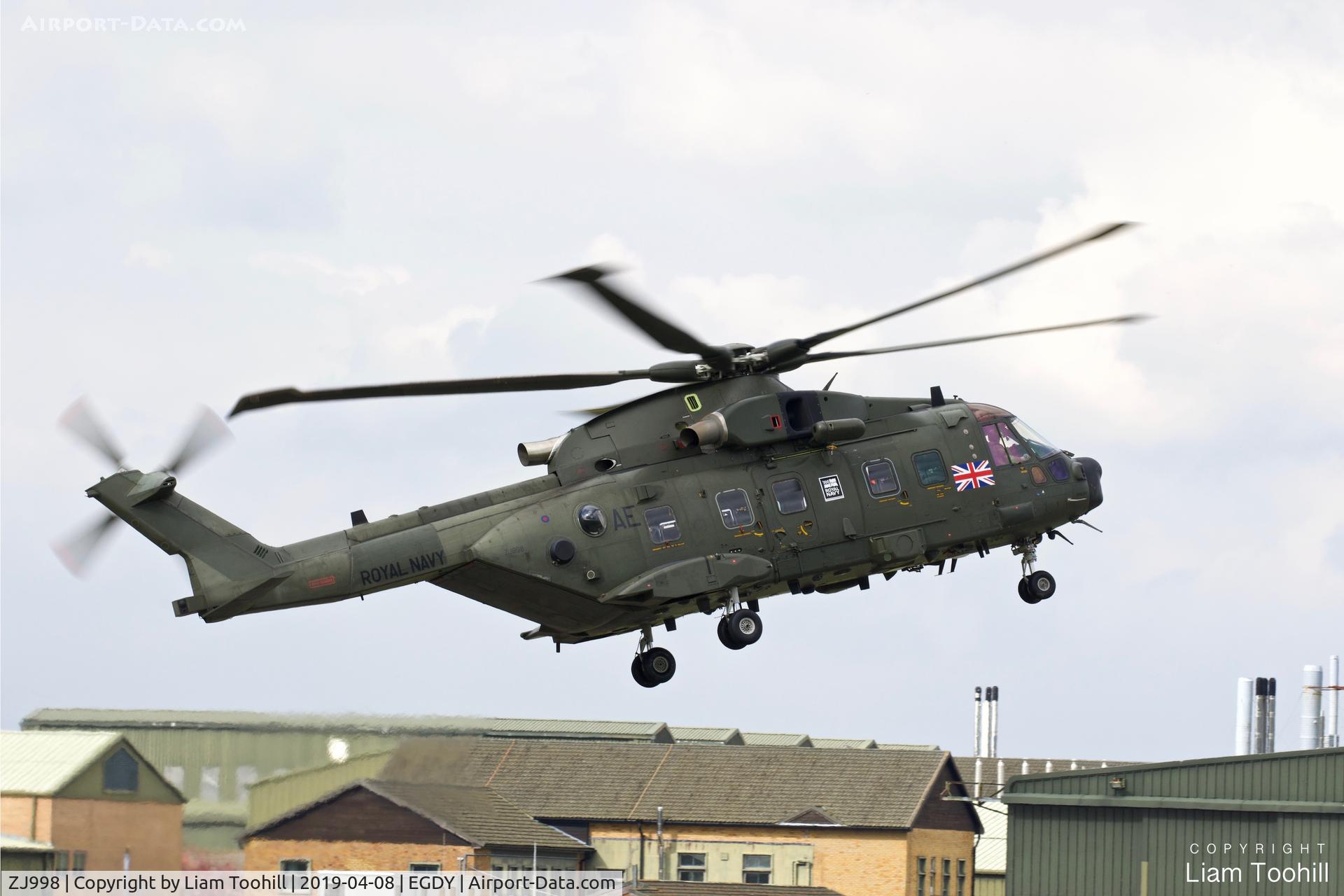 ZJ998, Westland Merlin HC.3A C/N 50148/512009/DEN09, ZJ998 at RNAS Yeovilton