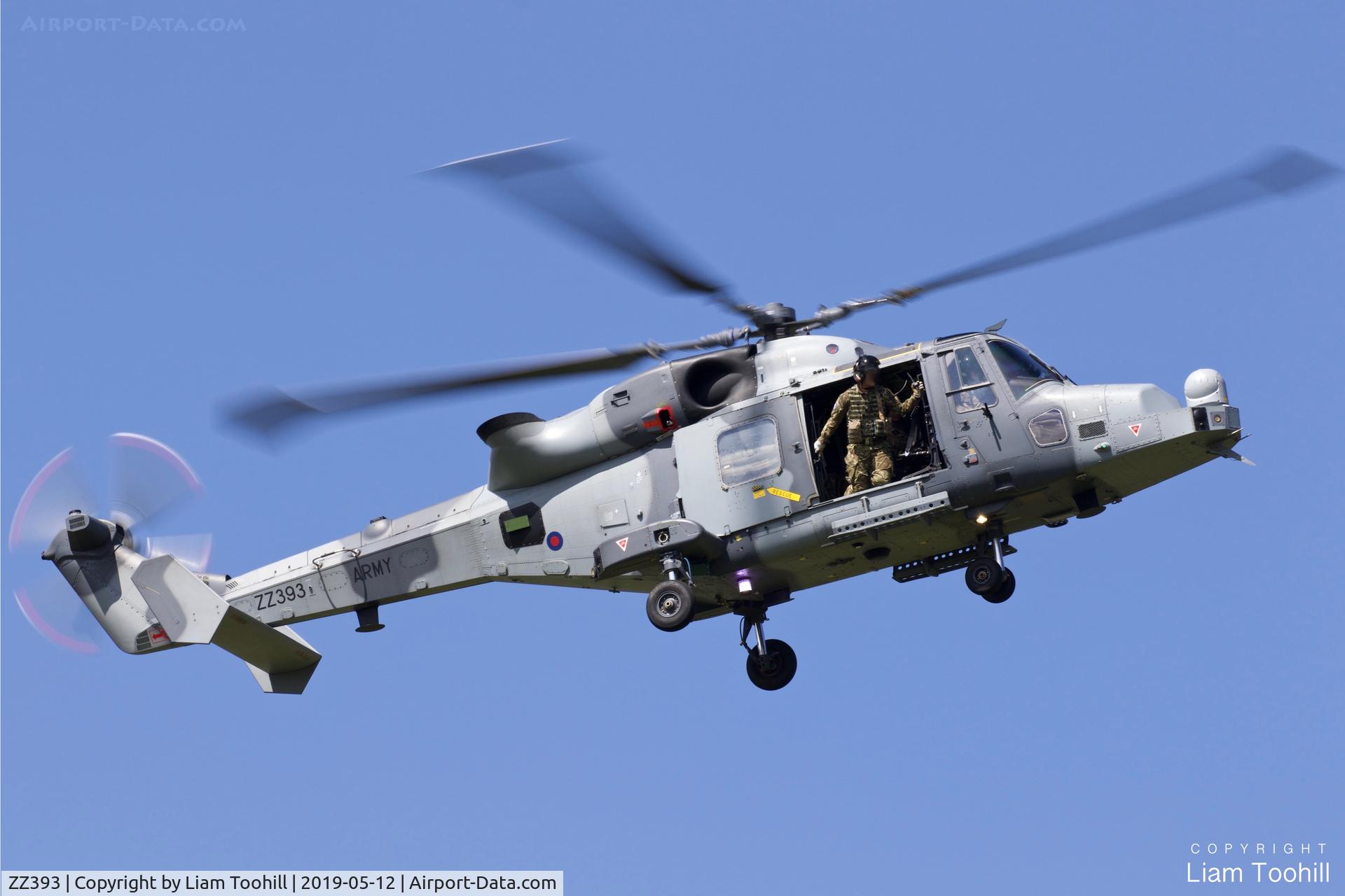 ZZ393, 2013 AgustaWestland AW-159 Wildcat AH.1 C/N 491, ZZ393 supporting Ten Tors 19 at Okehampton Camp