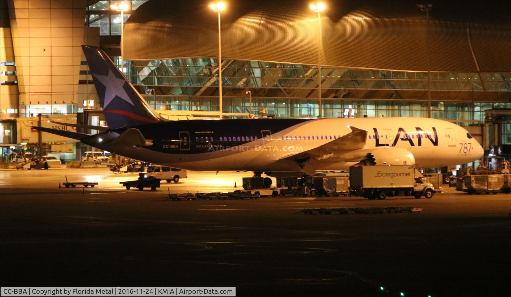 CC-BBA, 2012 Boeing 787-8 Dreamliner C/N 38471, MIA spotting