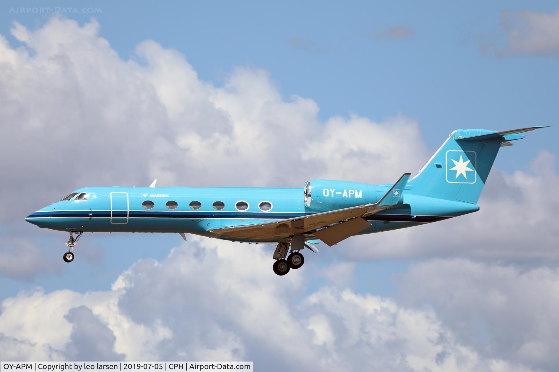 OY-APM, 2014 Gulfstream Aerospace GIV-X (G450) C/N 4305, Copenhagen 5.7.2019