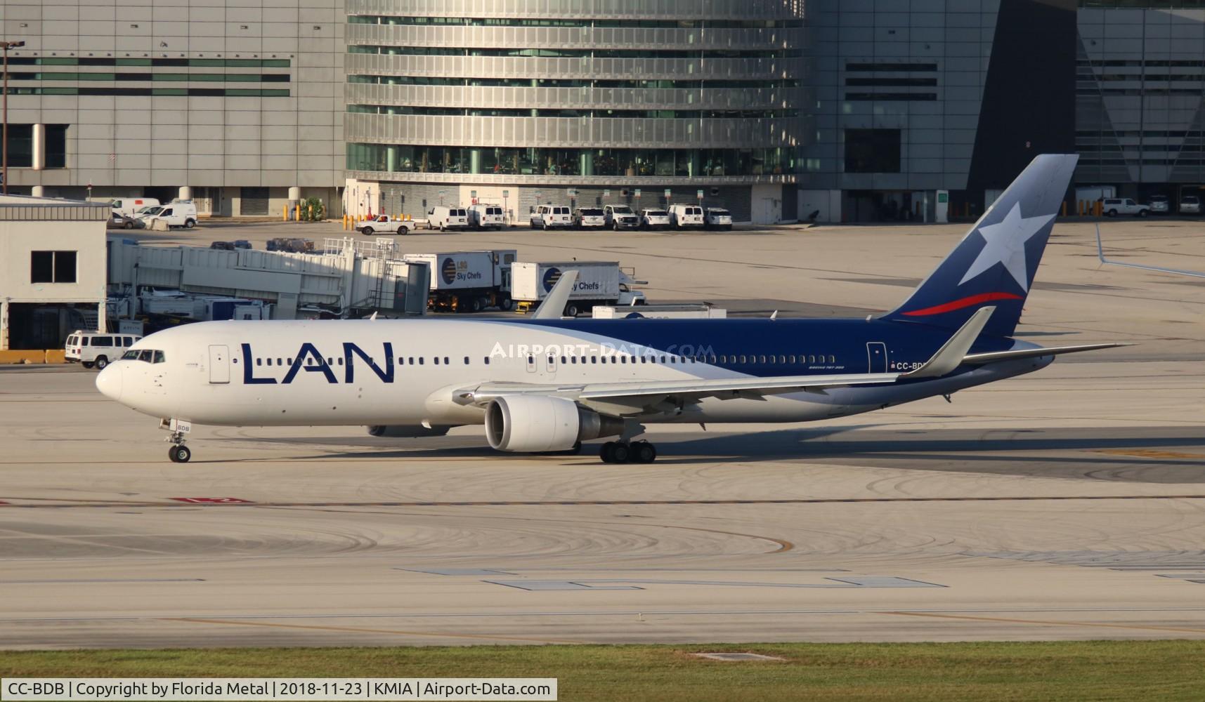 CC-BDB, 2011 Boeing 767-316/ER C/N 40590, MIA spotting
