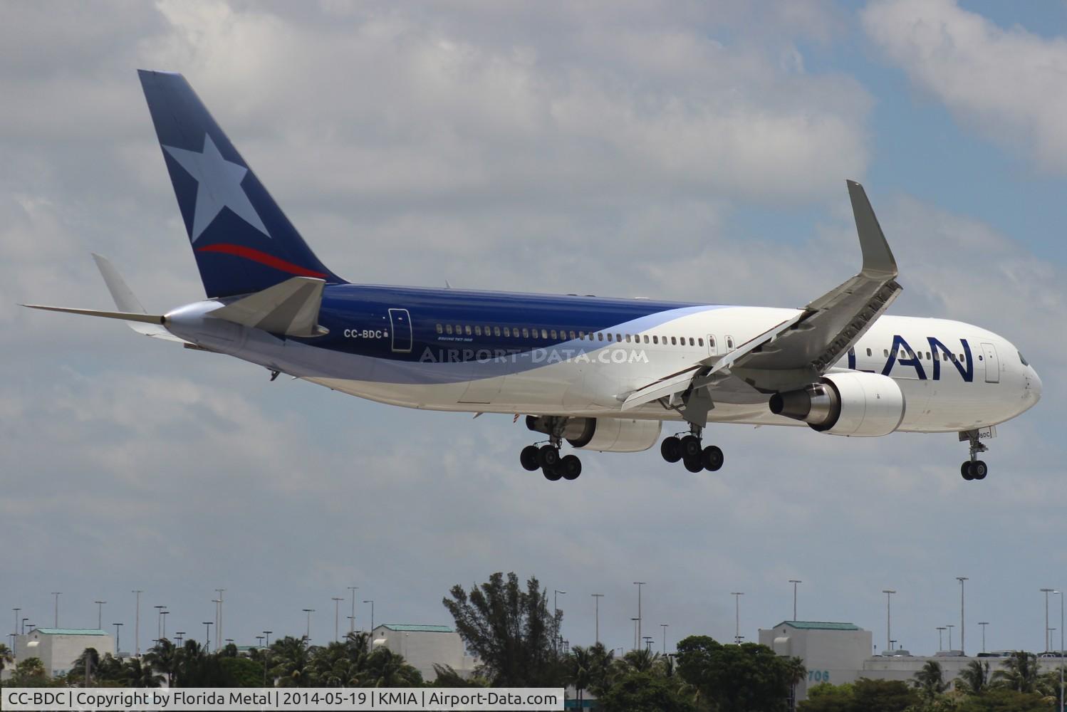 CC-BDC, 2011 Boeing 767-316/ER C/N 40591, MIA spotting