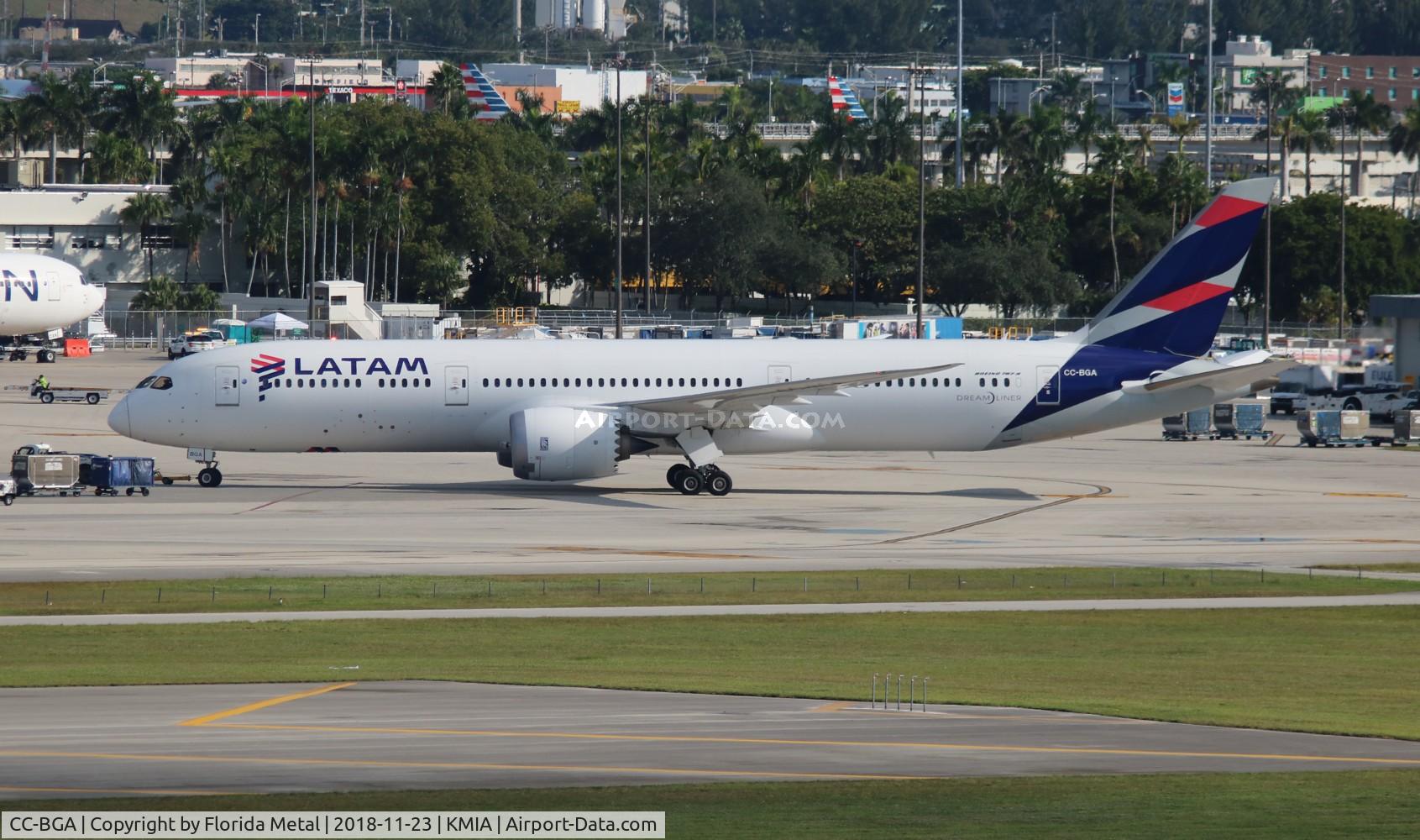 CC-BGA, 2014 Boeing 787-9 Dreamliner C/N 35317, MIA spotting