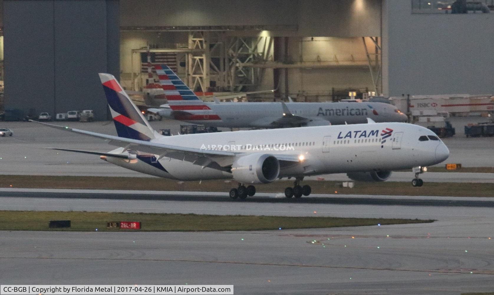 CC-BGB, 2014 Boeing 787-916 Dreamliner Dreamliner C/N 35318, MIA spotting