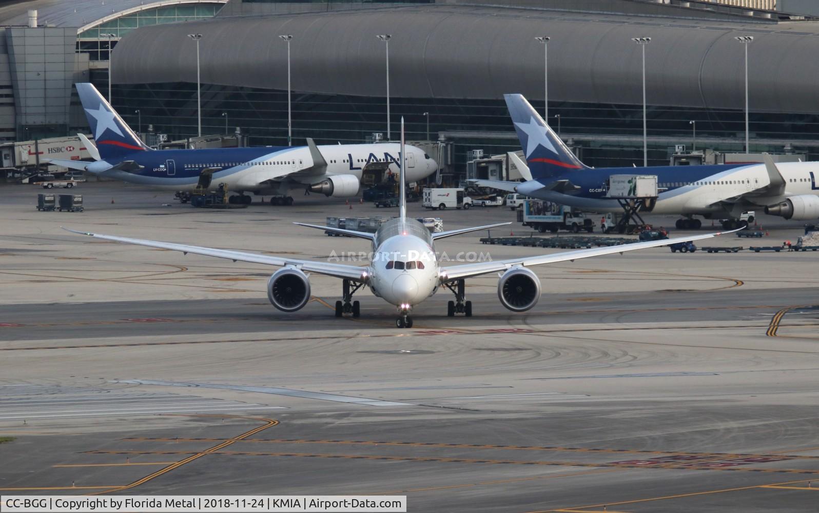 CC-BGG, 2015 Boeing 787-9 Dreamliner Dreamliner C/N 38461, MIA spotting