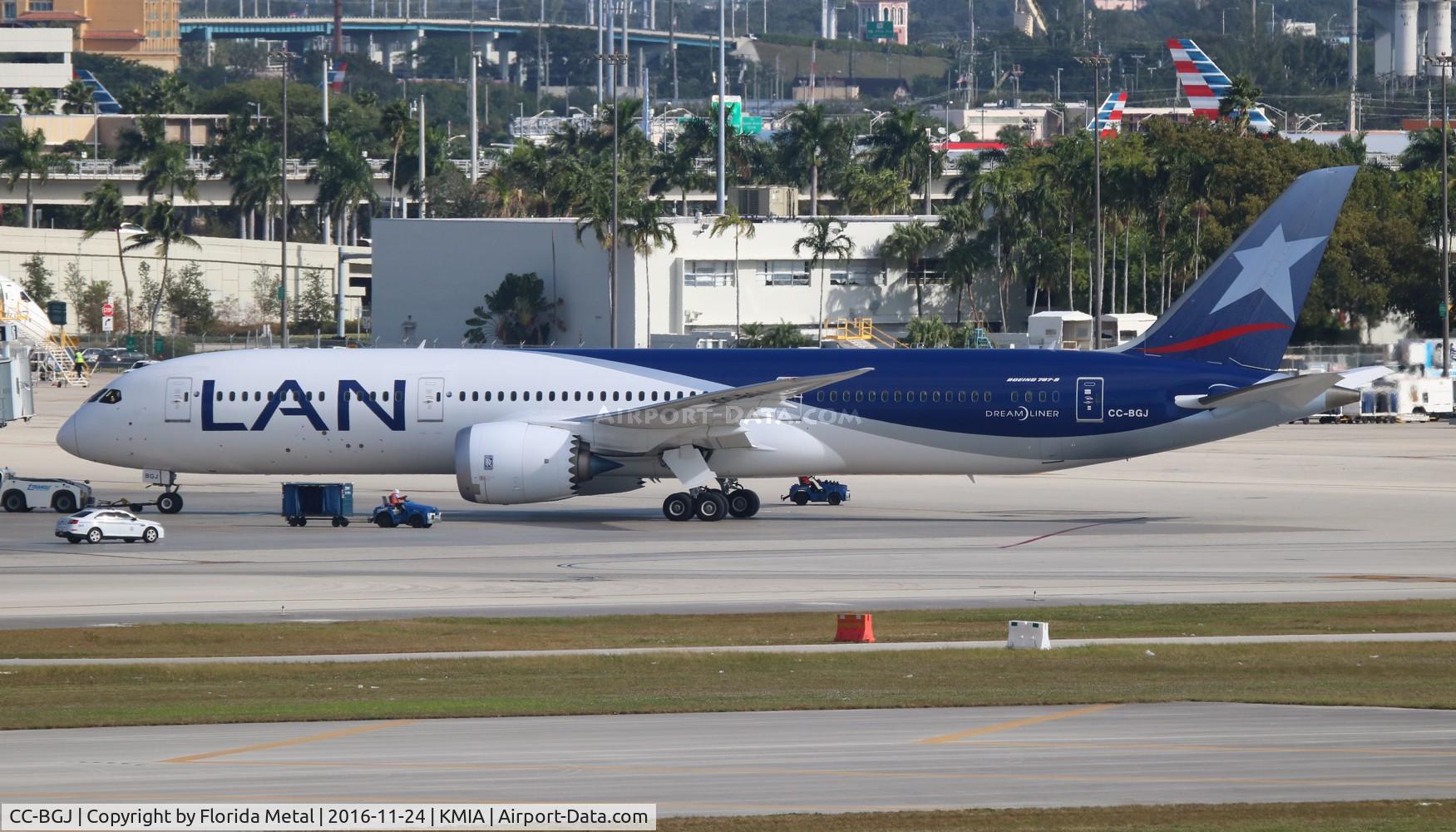 CC-BGJ, 2016 Boeing 787-9 Dreamliner Dreamliner C/N 38467, MIA spotting
