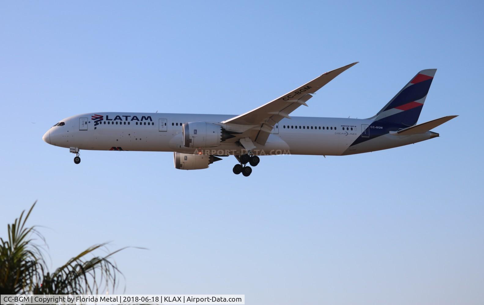 CC-BGM, 2017 Boeing 787-9 Dreamliner Dreamliner C/N 38771, LAX spotting