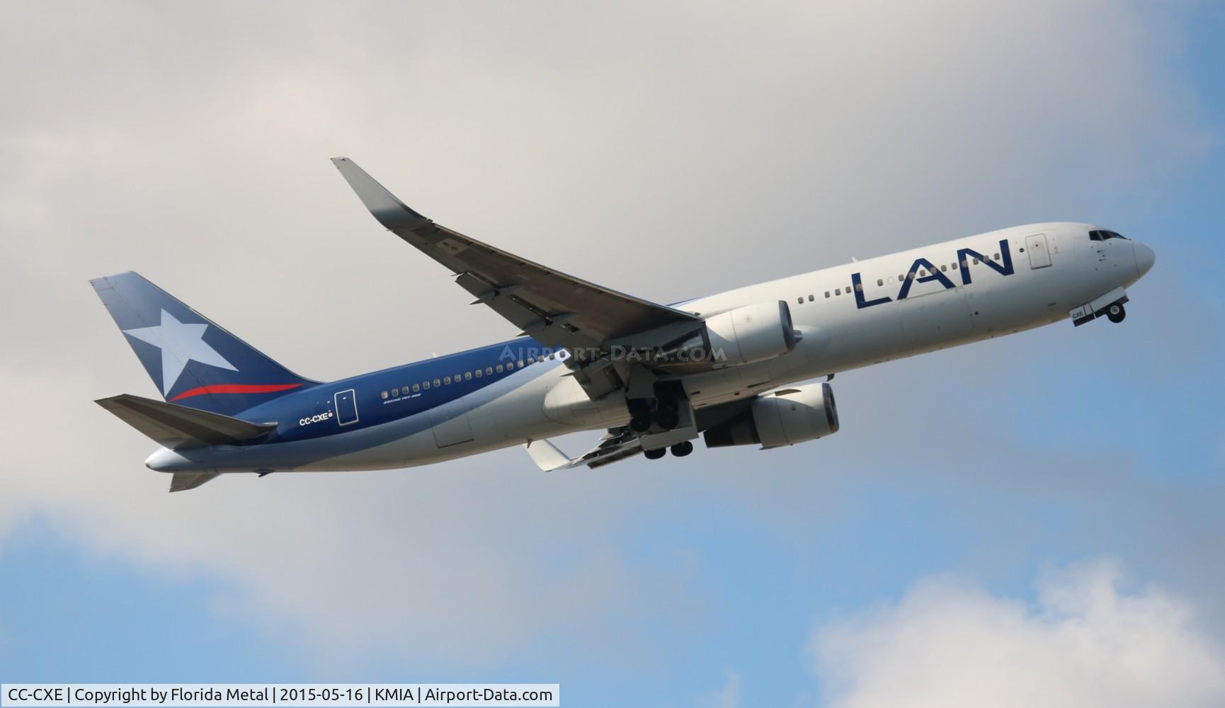 CC-CXE, 2008 Boeing 767-316/ER C/N 35696, MIA spotting