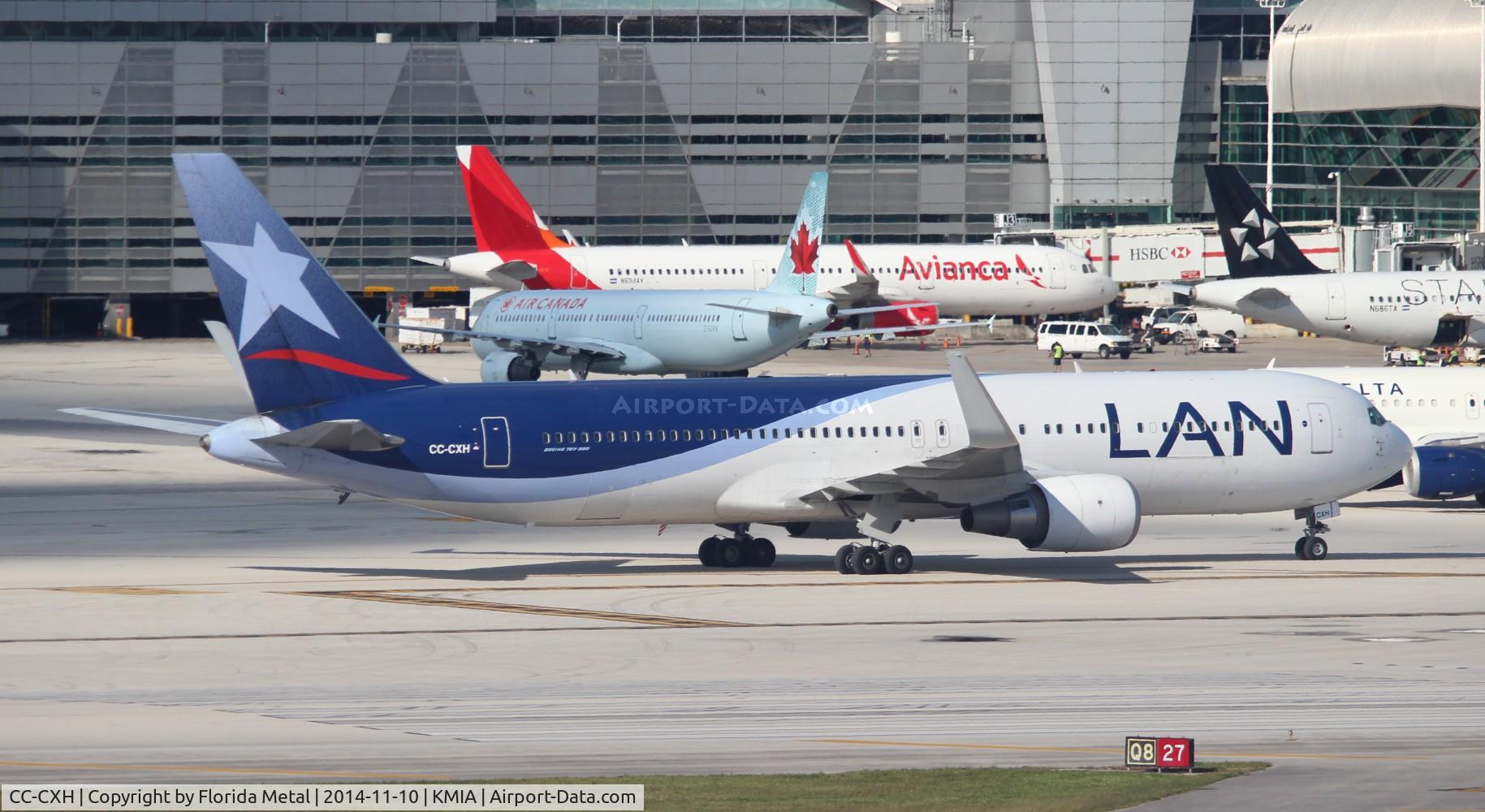 CC-CXH, 2008 Boeing 767-316/ER C/N 35698, MIA spotting