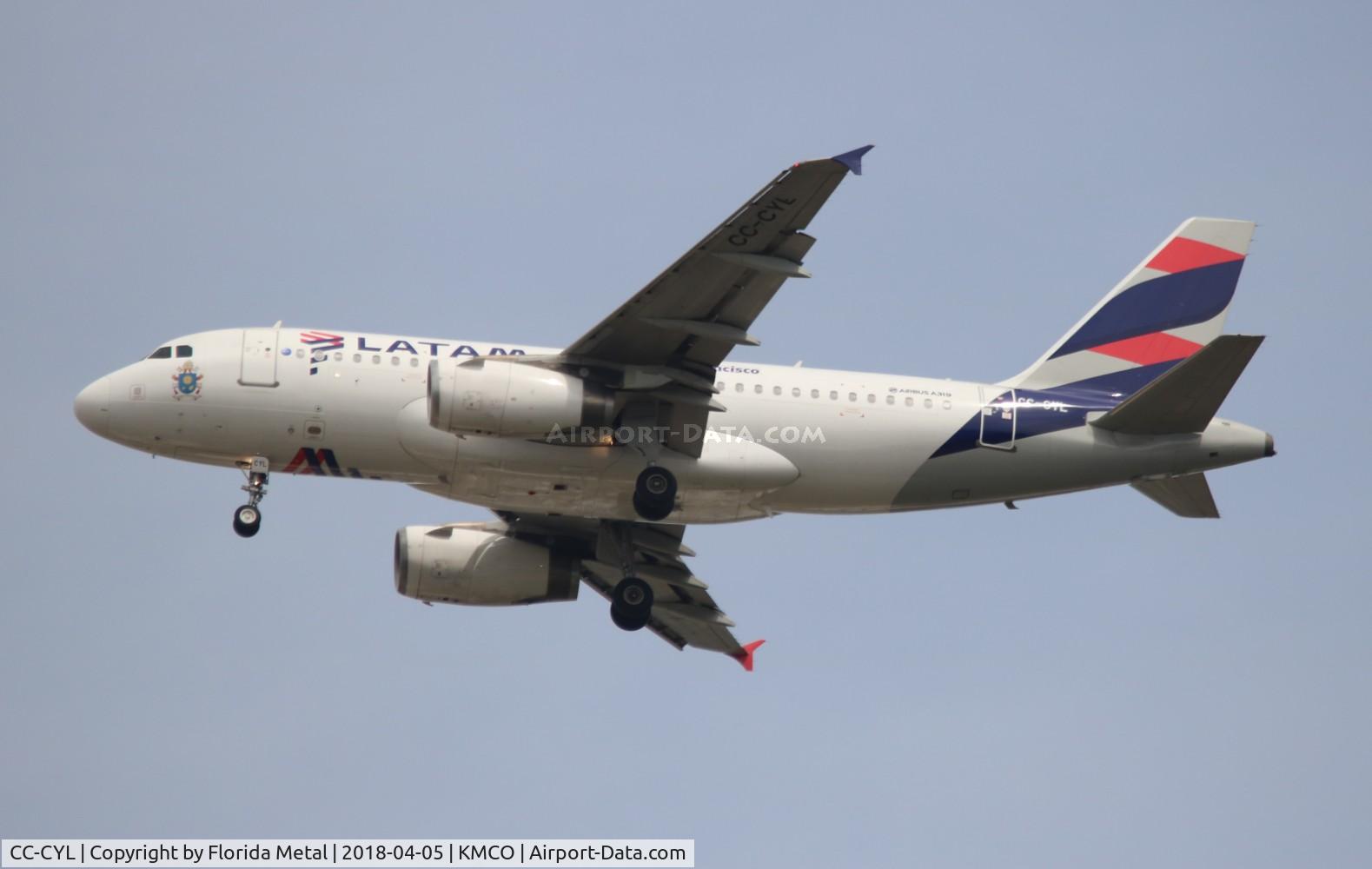 CC-CYL, 2009 Airbus A319-132 C/N 3779, MCO spotting