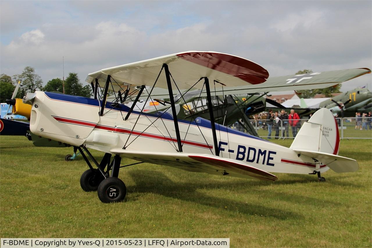F-BDME, Stampe-Vertongen SV-4A C/N 635, Stampe-Vertongen SV-4A, Static display, La Ferté-Alais airfield (LFFQ) Air show 2015