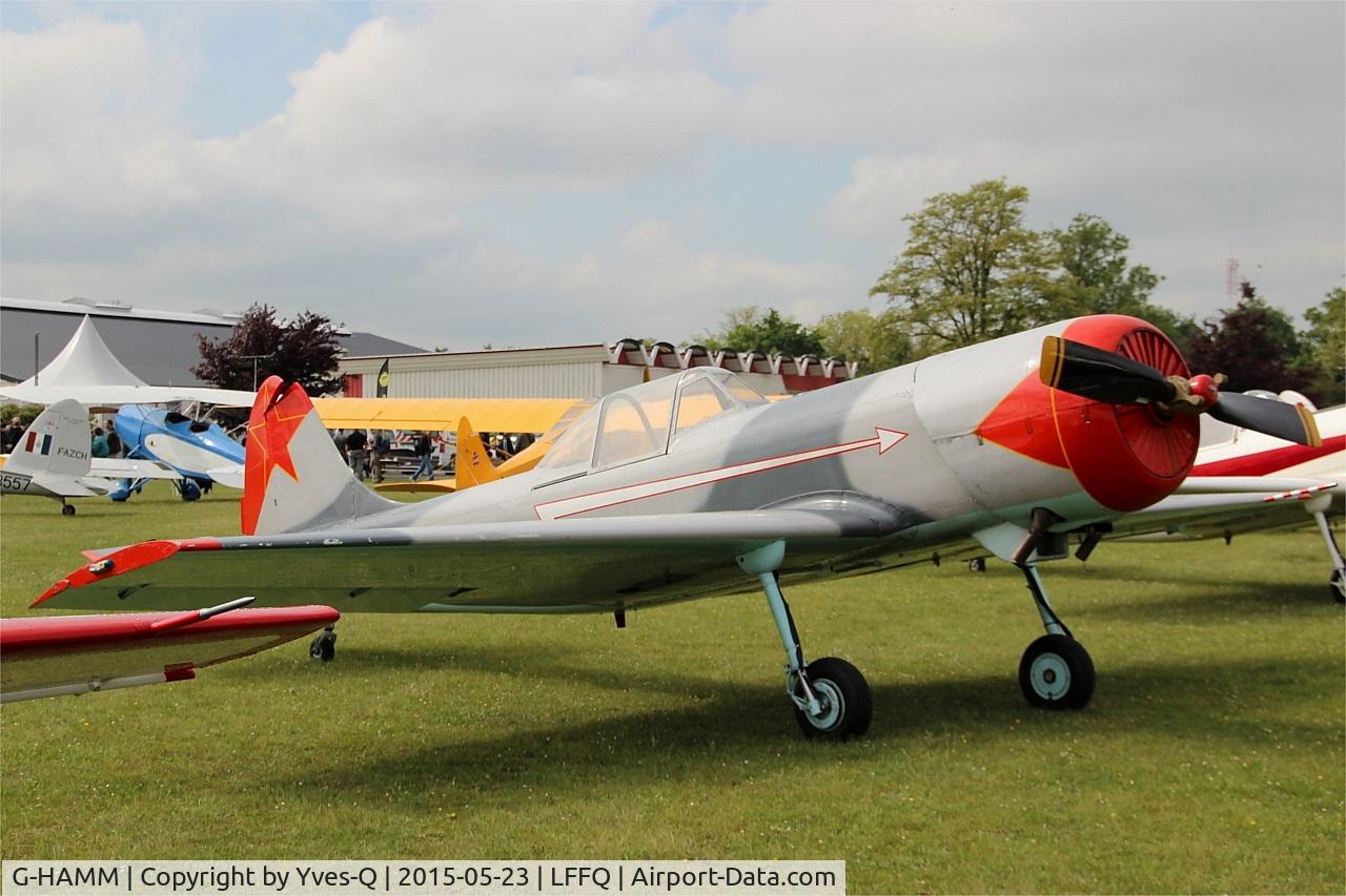 G-HAMM, 1983 Yakovlev Yak-50 C/N 832409, Yakovlev Yak-50, Static display, La Ferté-Alais Airfield (LFFQ) Air show 2015