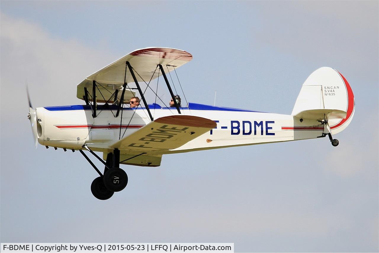 F-BDME, Stampe-Vertongen SV-4A C/N 635, Stampe-Vertongen SV-4A, On display, La Ferté-Alais airfield (LFFQ) Air show 2015