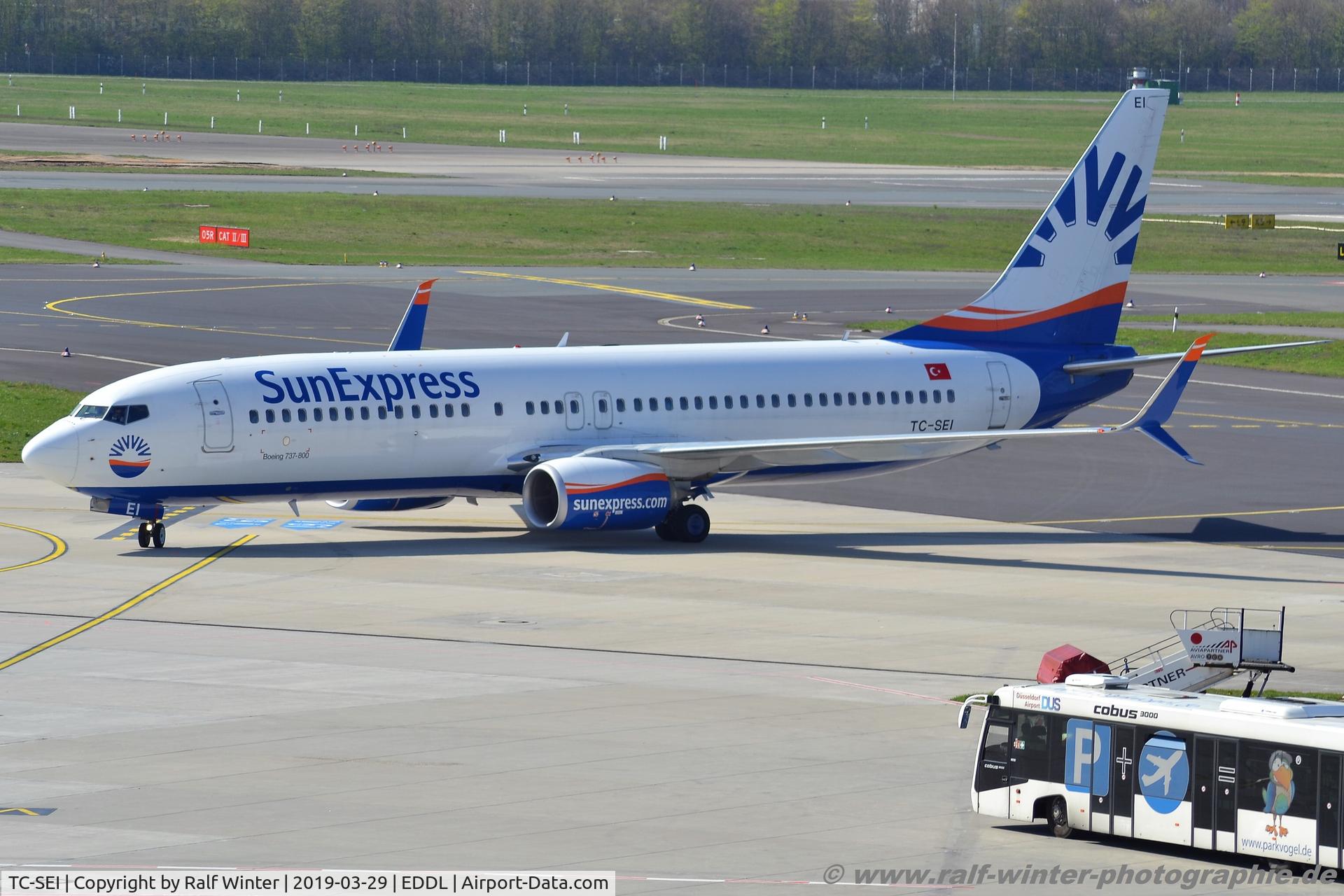 TC-SEI, 2015 Boeing 737-8HC C/N 61170, Boeing 737-8HC(W) - XQ SXS SunExpress - 61170 - TC-SEI - 29.03.2019 - DUS