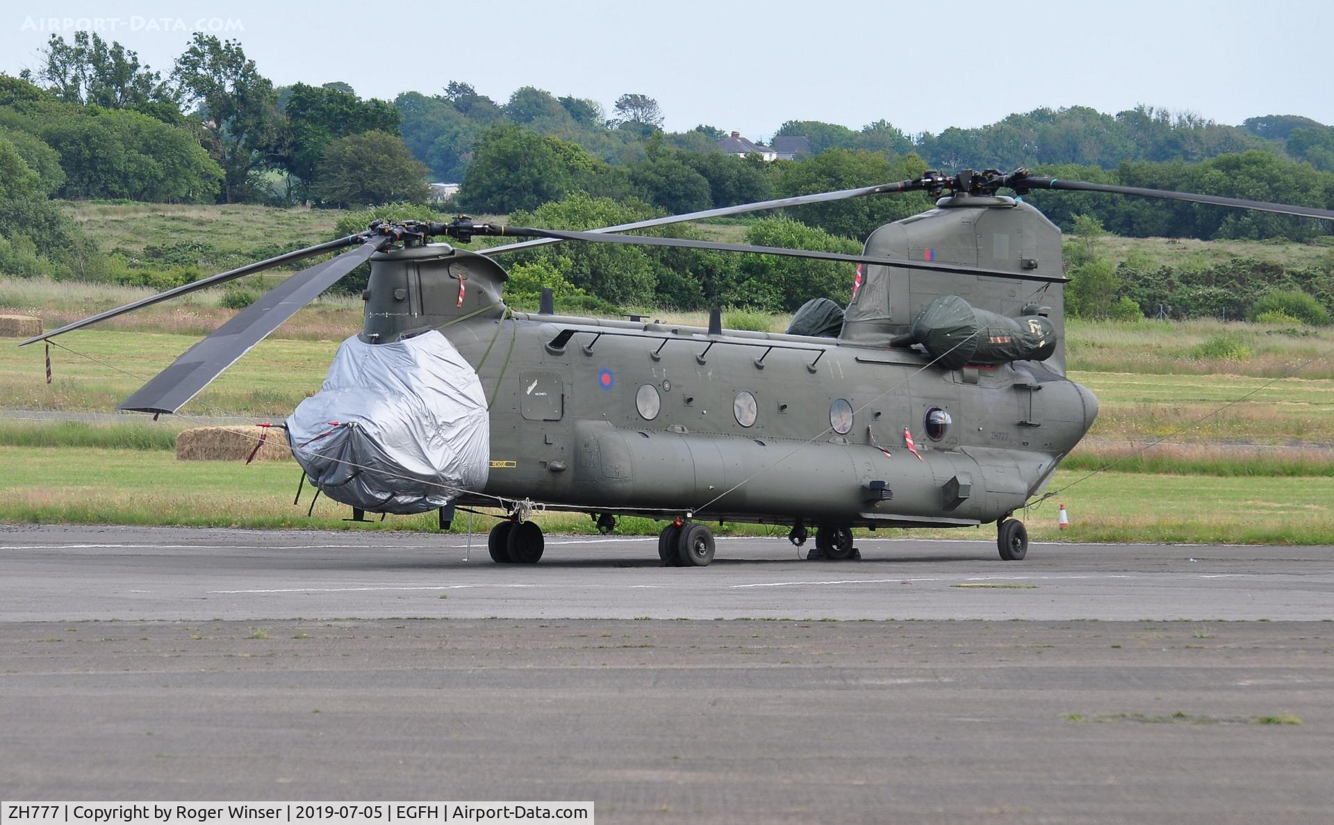 ZH777, Boeing Vertol Chinook HC.4 C/N M4453, Brought up to HC.6A standards. RAF Display Team helicopter operated by 18 Squadron RAF.
