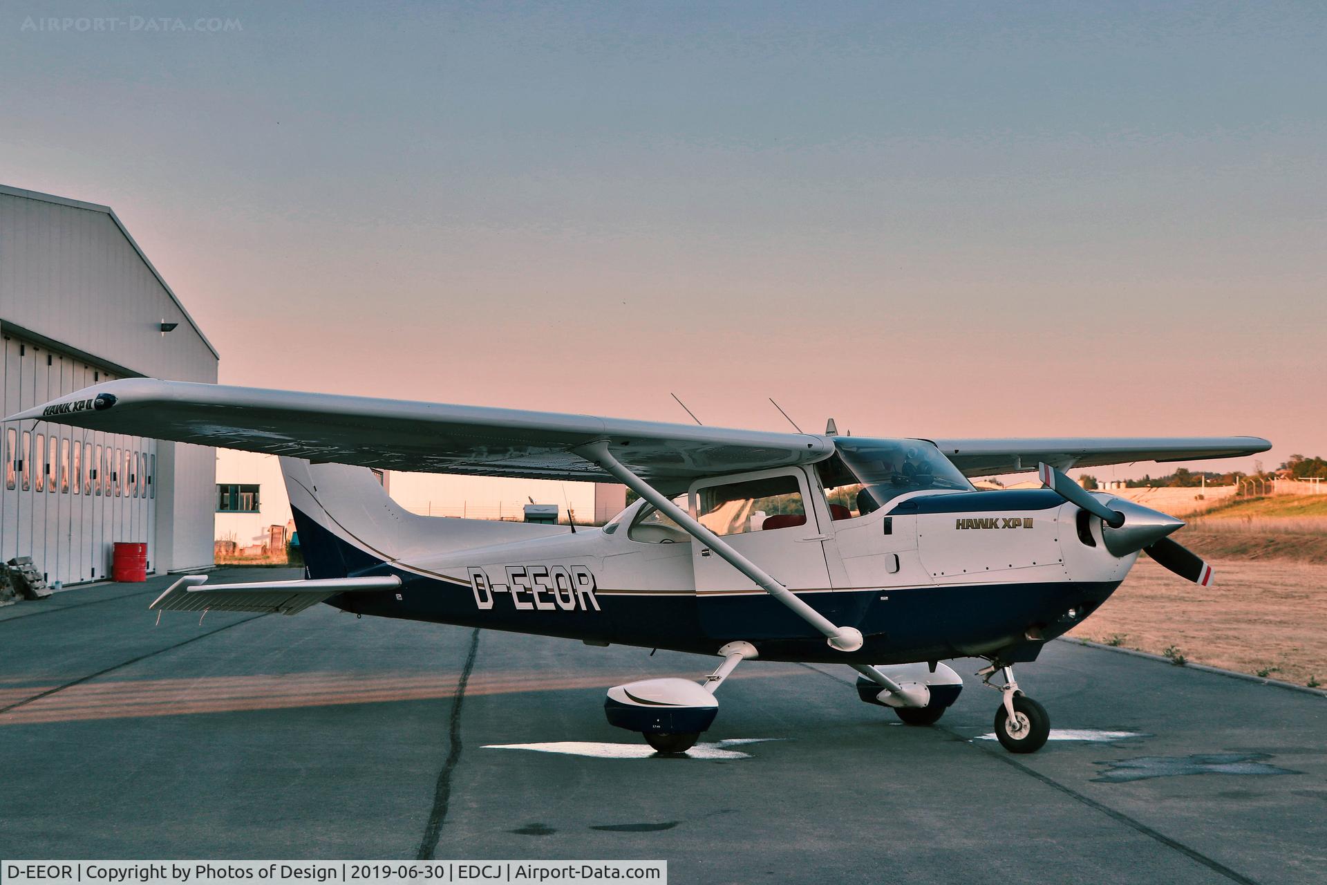 D-EEOR, 1979 Reims FR172K Hawk XP II C/N FR17200624, Heimatflughafen: EDCJ Chemnitz Jahnsdorf /// Bietet:Rundflüge, Taxiflug, usw.