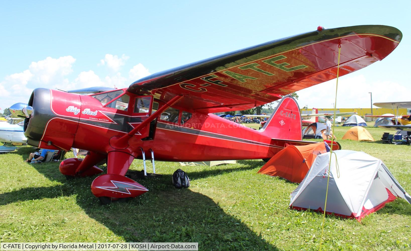 C-FATE, 1944 Stinson V77 Reliant C/N 77-291, Stinson V77