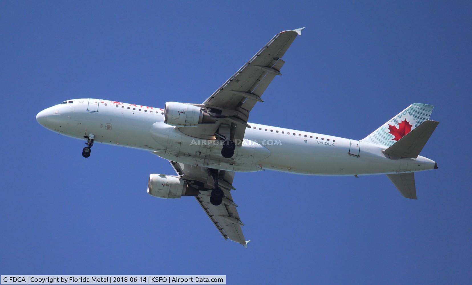C-FDCA, 1991 Airbus A320-211 C/N 232, SFO spotting